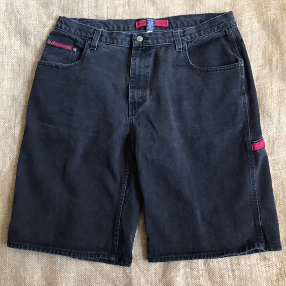 men's polo denim shorts